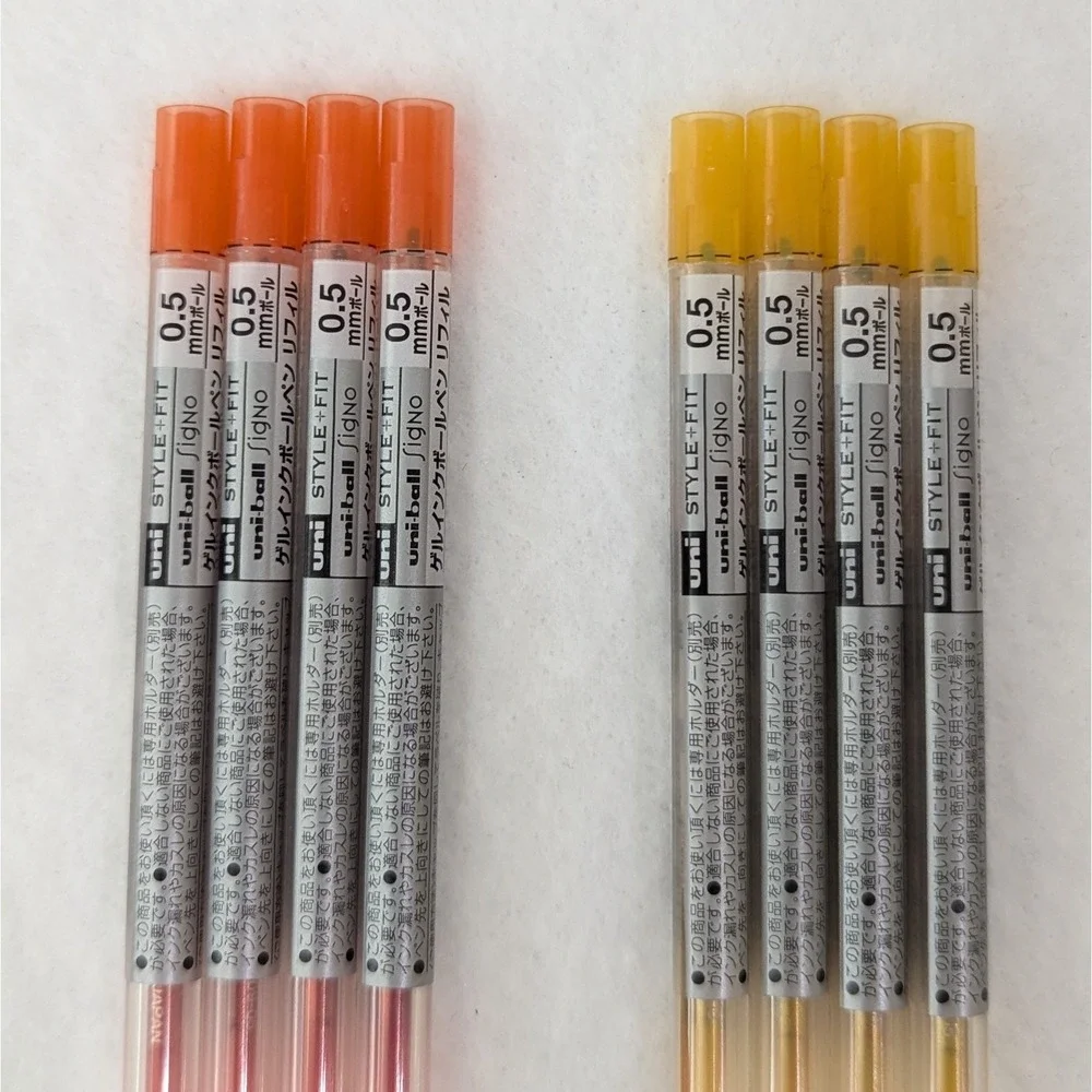 Uni Style Fit 0.5 mm Ballpoint Pen Ink Refill Variety (Lot of 18) UMR-109-05
